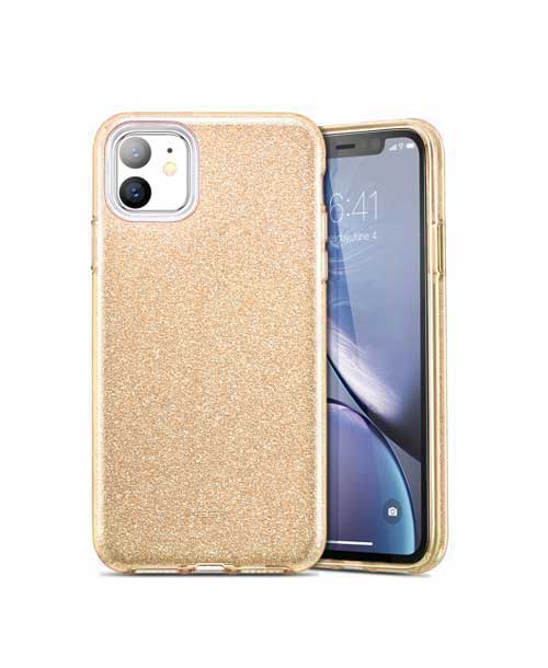 zlatna glitter maska