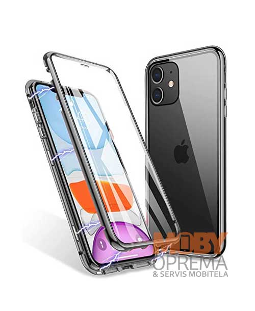 srebrna aluminijska magnetna maska