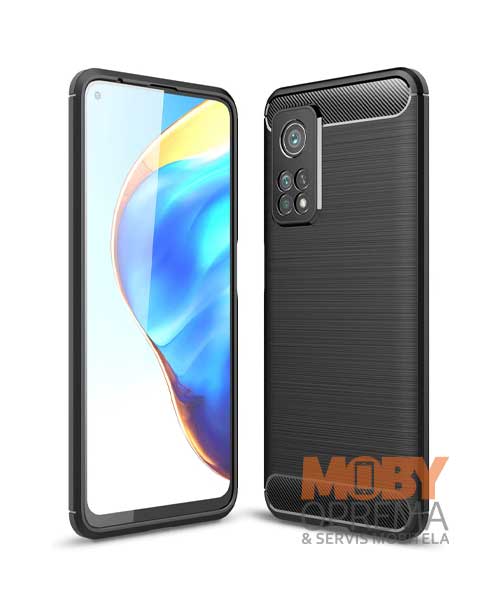 Xiaomi Mi 10T crna premium carbon maska