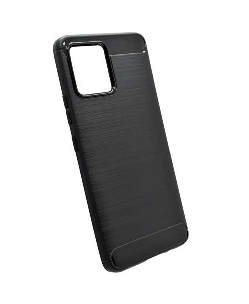 Motorola Moto G72 crna premium carbon maska
