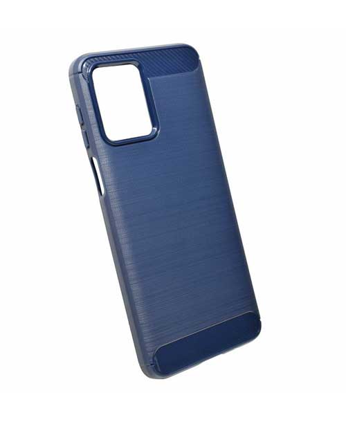 Motorola Moto G54 plava premium carbon maska