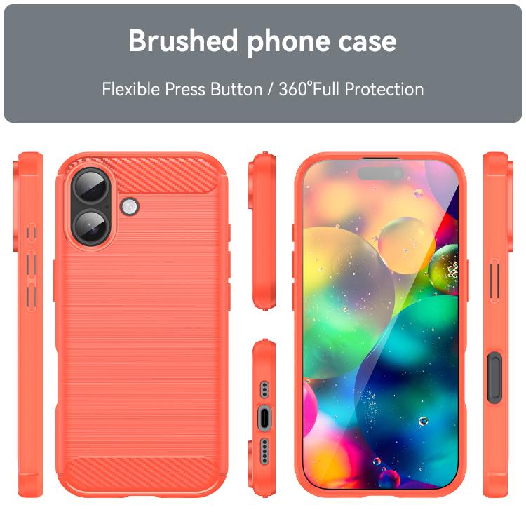 iPhone 17 crvena premium carbon maska - Slika 2